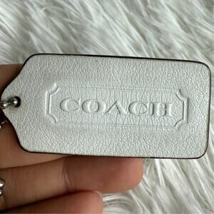 COACH y2k Legacy White Hang Tag Bag